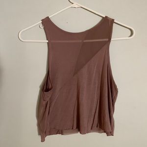 Alo Yoga purple crop top